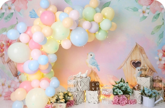 Pretty pastel balloons
