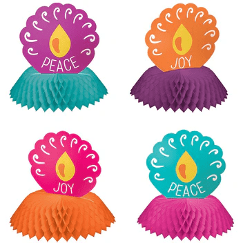 Amscan ca diwali diwali honeycomb centerpieces 4 count 192937195444 32244062552250
