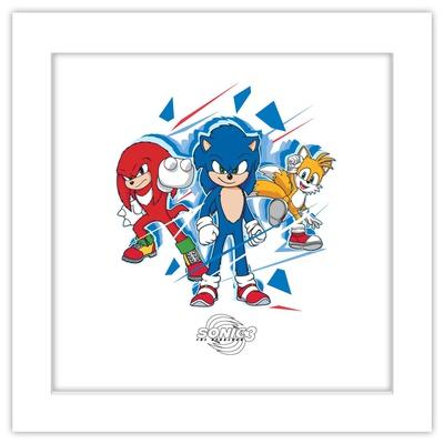 Gallery pops sonic the hedgehog 3 hero trio illustrated wall art u l fagc220