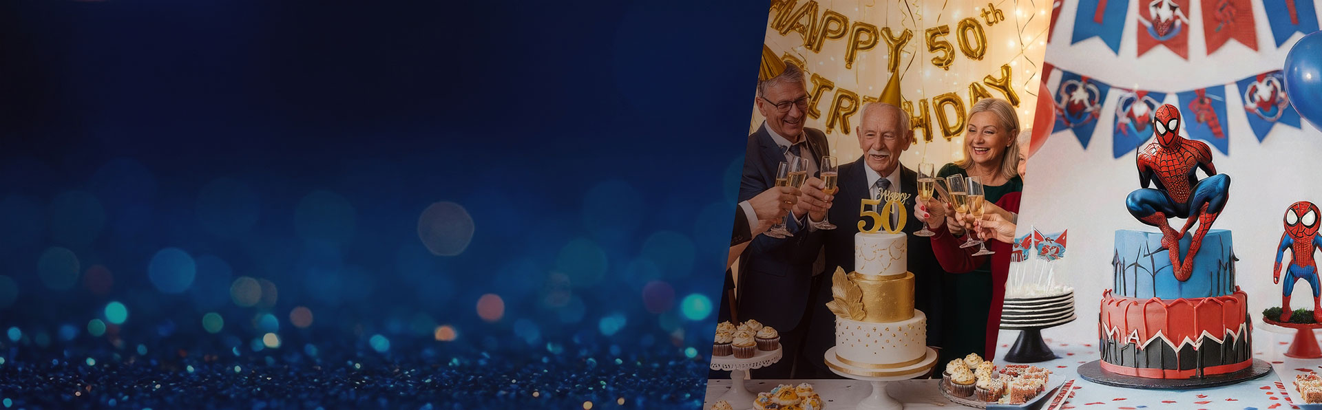 Birthday banner hero